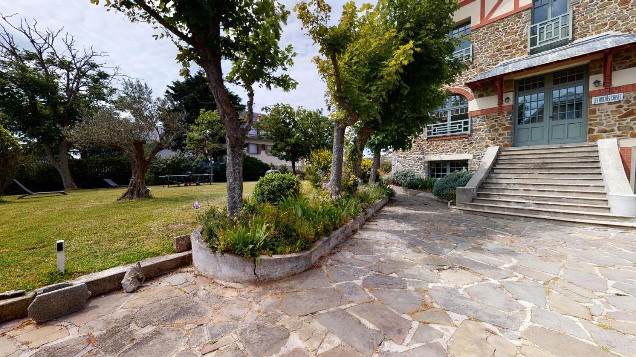 Les Roches Grises, Luxueuse Villa Face Mer, 4Etoiles, Spa Et Jardin Panoramique, Societe La Clef Decamp Granville Exteriör bild